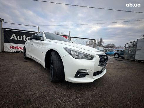 Infiniti Q50 2018 белый - фото 11