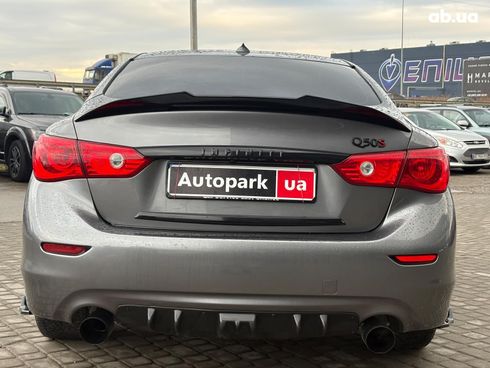 Infiniti Q50 2016 серый - фото 10