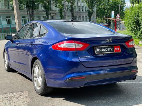 Ford Fusion 2015 синий - фото 9