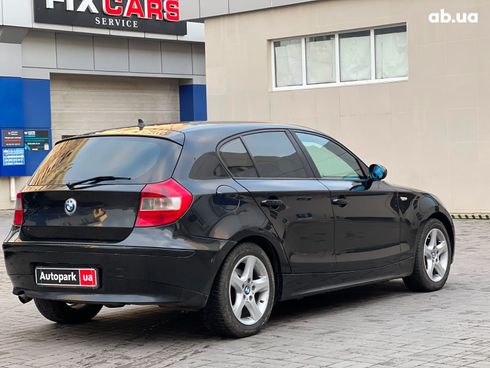 BMW 1 серия 2006 черный - фото 10