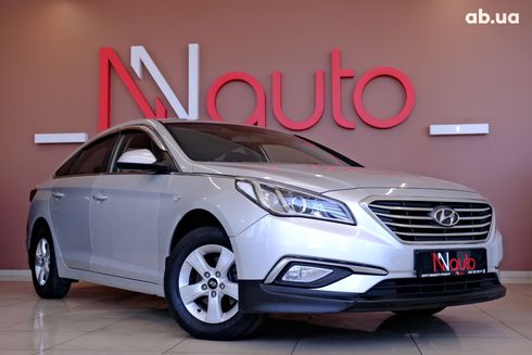 Hyundai Sonata 2017 серебристый - фото 4
