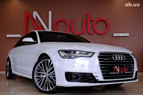 Audi A6 2015 белый - фото 4