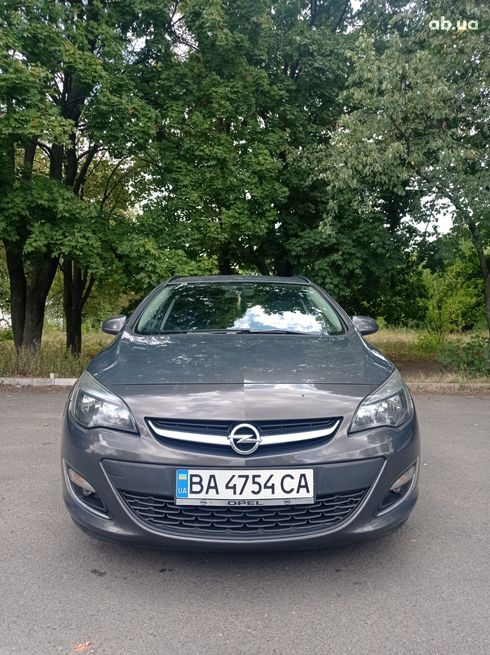 Opel Astra J 2012 серый - фото 3