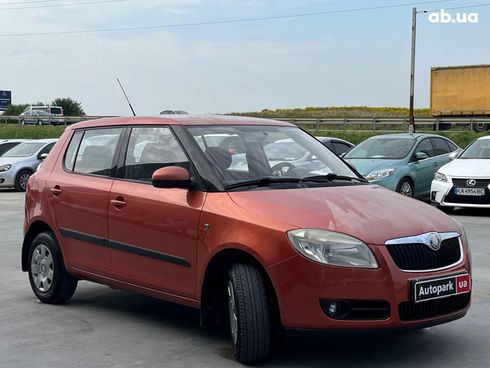 Skoda Fabia 2007 оранжевый - фото 3