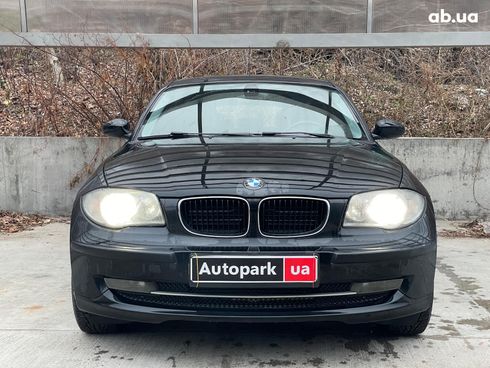 BMW 1 серия 2008 черный - фото 2