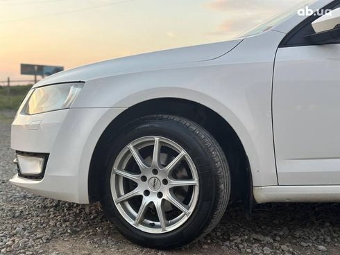 Skoda octavia a7 2014 белый - фото 8