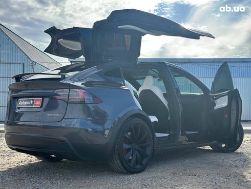 Tesla Model X 2020 серый - фото 16