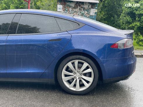 Tesla Model S 2015 синий - фото 10