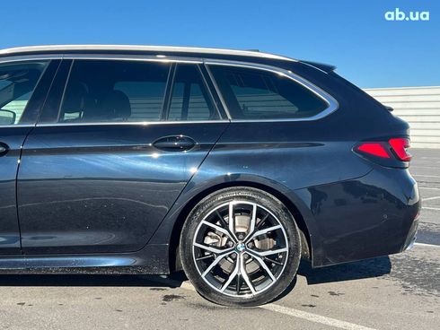 BMW 5 серия 2020 синий - фото 5