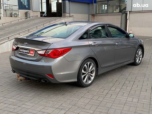 Hyundai Sonata 2014 серый - фото 5