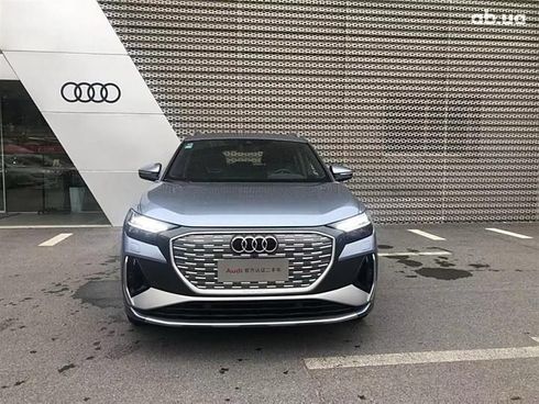 Audi Q4 e-tron 2023 голубой - фото 2