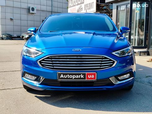 Ford Fusion 2016 синий - фото 4