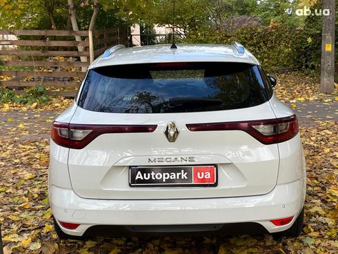 Renault Megane 2018 белый - фото 9