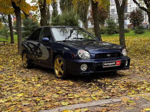 Subaru Impreza 2002 синий - фото 3