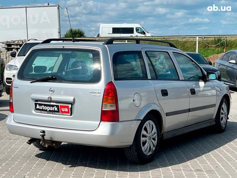 Opel Astra 2001 серый - фото 3