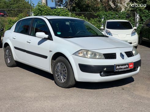 Renault Megane 2005 белый - фото 3