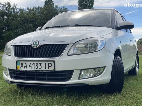 Skoda Fabia 2012 белый - фото 5