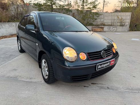 Volkswagen Polo 2004 зеленый - фото 3