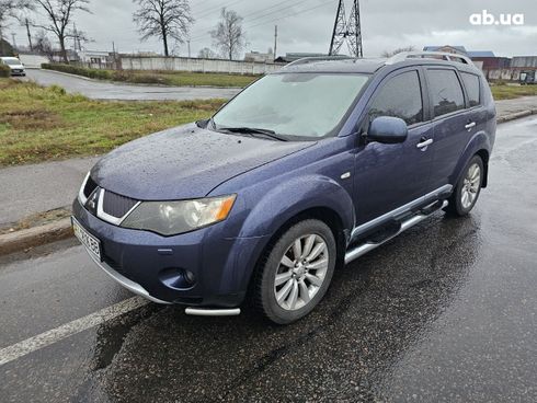 Mitsubishi Outlander XL 2008 голубой - фото 4