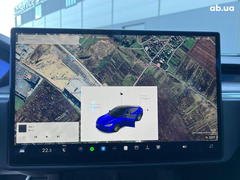 Tesla Model S 2022 синий - фото 25