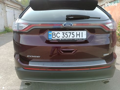 Ford Edge 2017 вишневый - фото 4