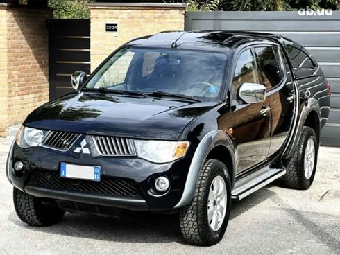 Mitsubishi L200 2007 черный - фото 3