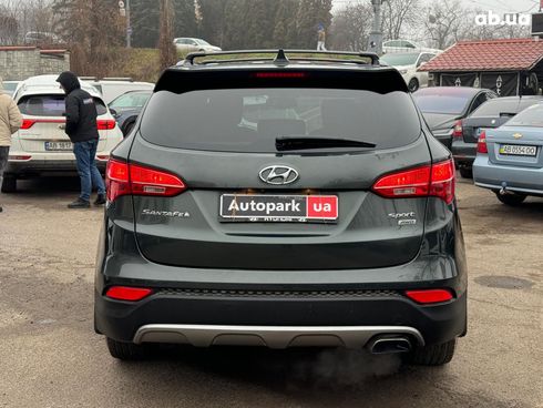 Hyundai Santa Fe 2014 зеленый - фото 7