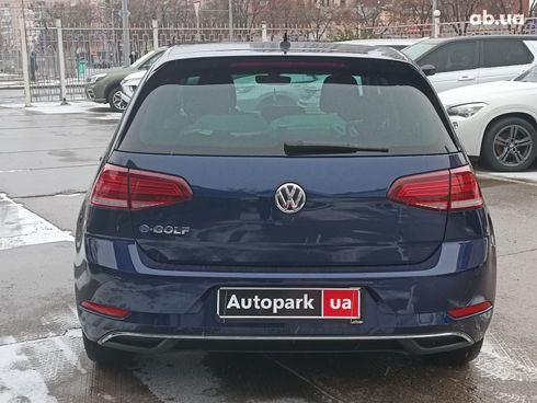 Volkswagen e-Golf 2017 синий - фото 5