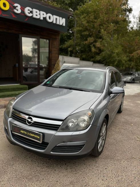 Opel Astra 2004 серый - фото 2