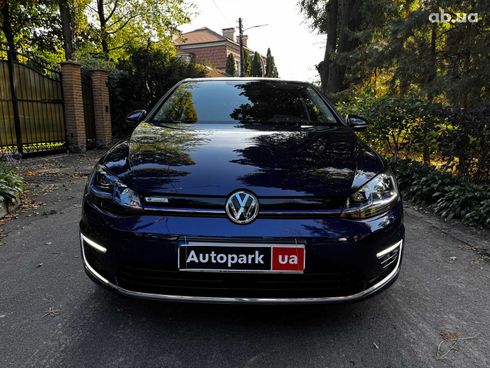 Volkswagen e-Golf 2019 синий - фото 2