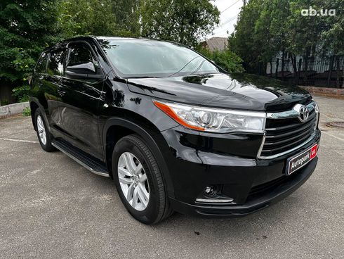 Toyota Highlander 2015 черный - фото 3