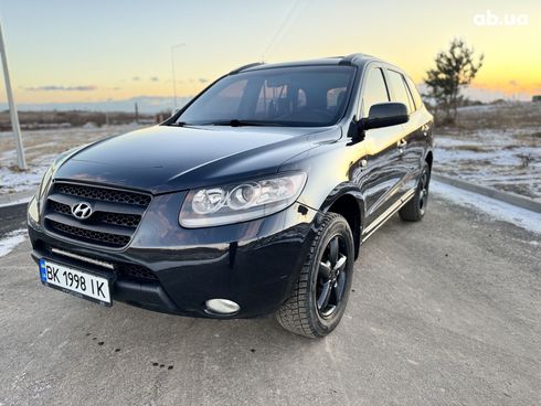 Hyundai Santa Fe 2008 черный - фото 3