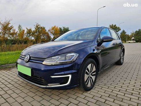 Volkswagen e-Golf 2015 синий - фото 3