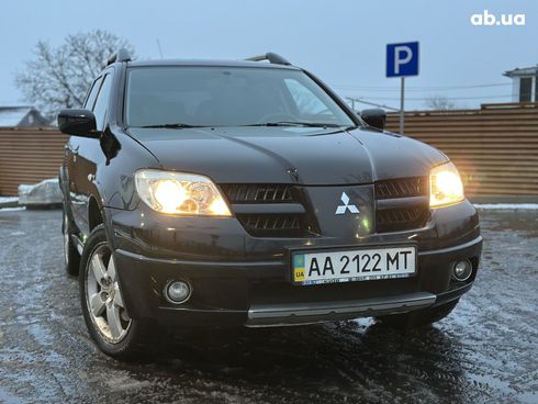 Mitsubishi Outlander 2007 черный - фото 2