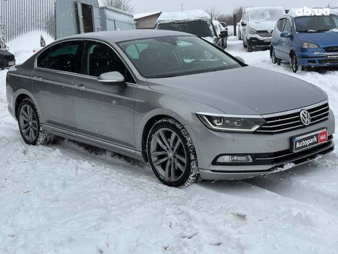 Volkswagen passat b8 2016 серый - фото 4