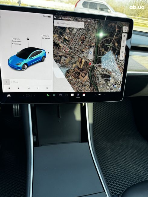 Tesla Model 3 2018 синий - фото 9