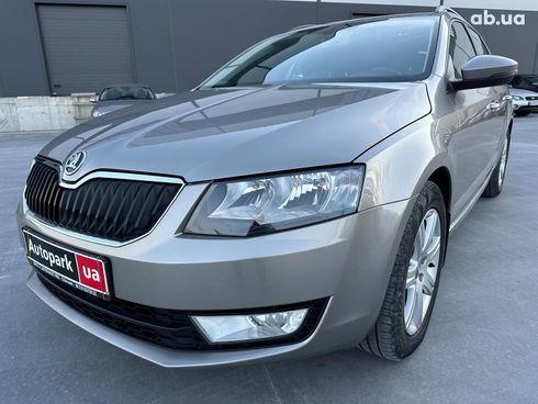 Skoda Octavia 2015 бежевый - фото 3