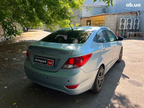 Hyundai Accent 2012 синий - фото 5
