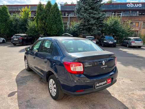 Renault Logan 2015 синий - фото 14