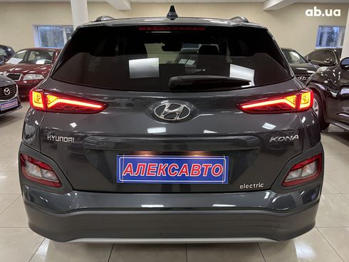 Hyundai Kona Electric 2019 серый - фото 5