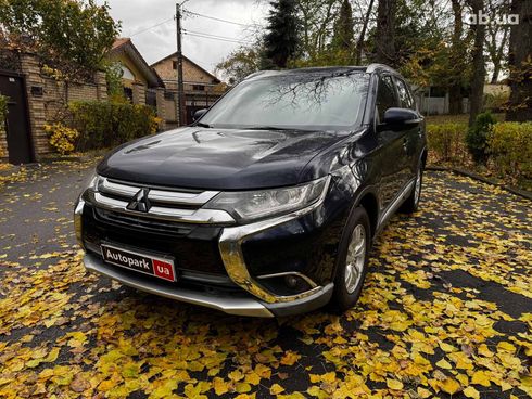 Mitsubishi Outlander 2016 синий - фото 2