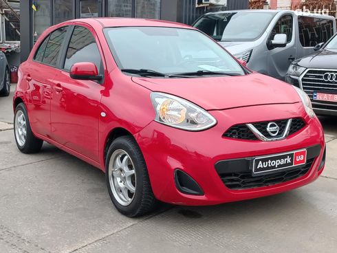 Nissan Micra 2014 красный - фото 3