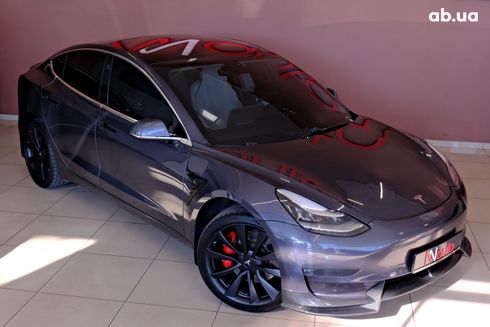 Tesla Model 3 2019 серый - фото 4