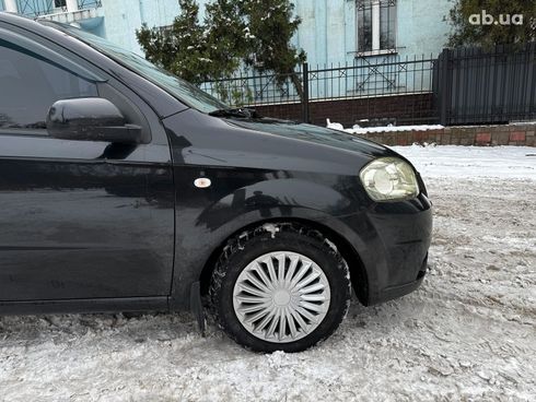Chevrolet Aveo 2008 черный - фото 5