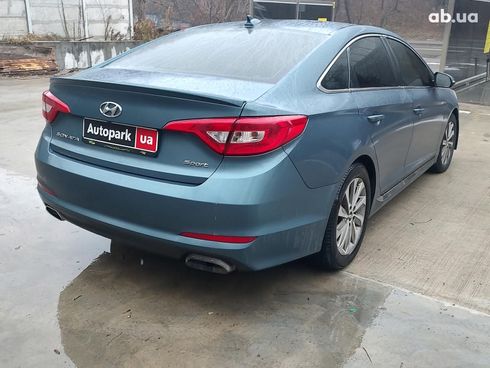 Hyundai Sonata 2017 синий - фото 6