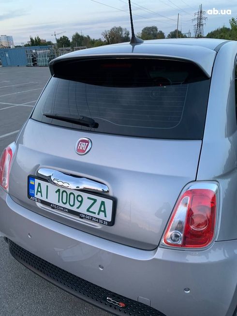 Fiat 500E 2020 серый - фото 3