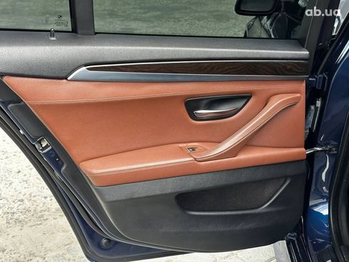 BMW 5 серия 2013 синий - фото 32