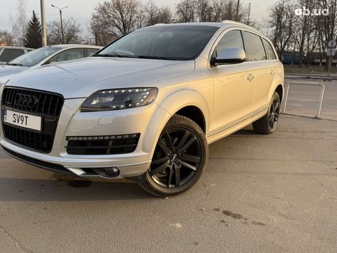 Audi Q7 2014 серый - фото 3