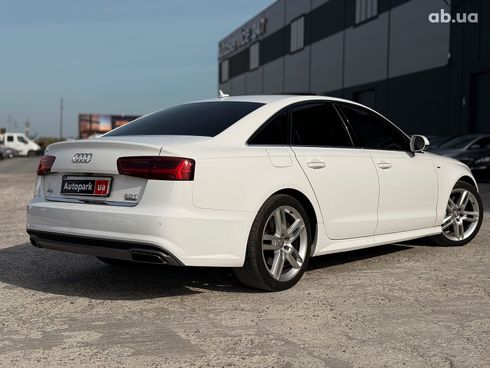 Audi A6 2015 белый - фото 4