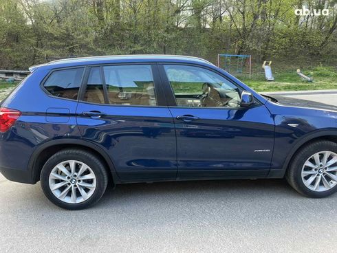 BMW X3 2017 синий - фото 3